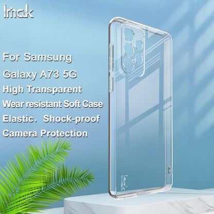 For Samsung Galaxy A73 5G IMAK UX-5 Series Claer TPU Phone Case(Transparent) - Galaxy Phone Cases by imak | Online Shopping UK | buy2fix