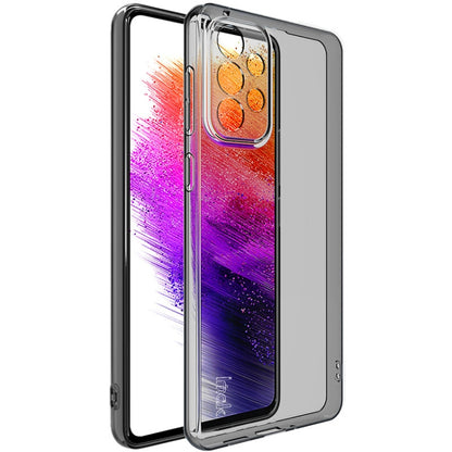 For Samsung Galaxy A73 5G IMAK UX-5 Series Claer TPU Phone Case(Transparent Black) - Galaxy Phone Cases by imak | Online Shopping UK | buy2fix