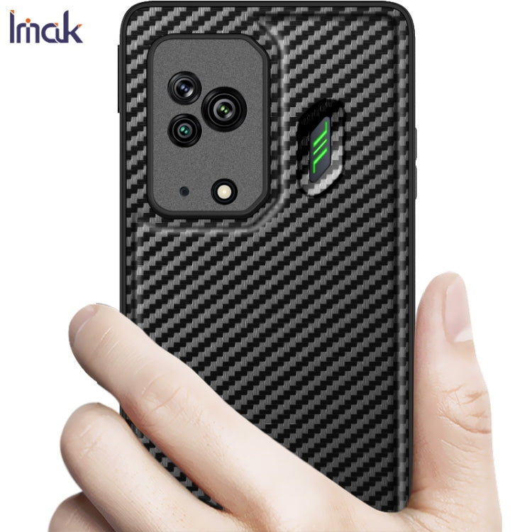 For Xiaomi Black Shark 5 IMAK LX-6 Series Carbon Fiber Pattern Shockproof Phone Case(Black) - Xiaomi Cases by imak | Online Shopping UK | buy2fix