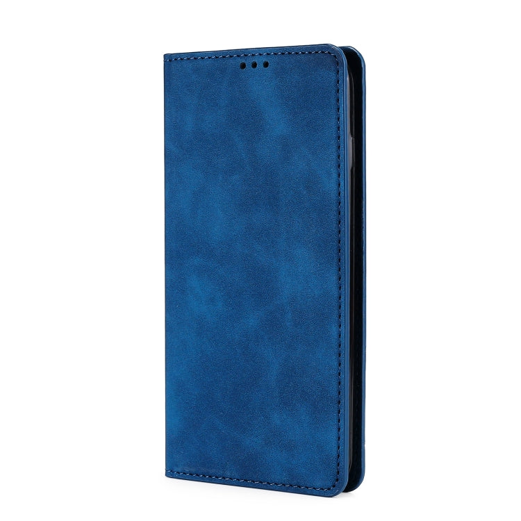 For Blackview A55 Pro Skin Feel Magnetic Horizontal Flip Leather Phone Case(Blue) - More Brand by buy2fix | Online Shopping UK | buy2fix