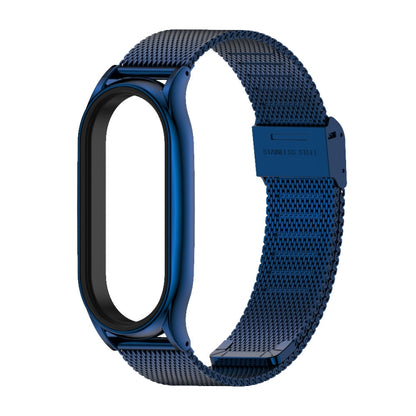 For Xiaomi Mi Band 7 / 7 NFC MIJOBS Milan Buckle Plus Stainless Steel Watch Band(Blue) - Watch Bands by MIJOBS | Online Shopping UK | buy2fix