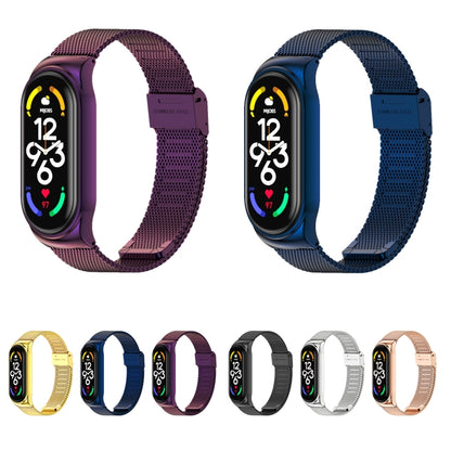 For Xiaomi Mi Band 7 / 7 NFC MIJOBS CS Milan Buckle Metal Watch Band(Purple) - Watch Bands by MIJOBS | Online Shopping UK | buy2fix