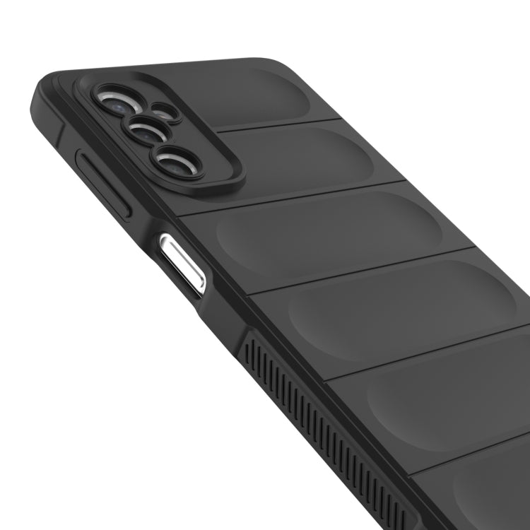 For Samsung Galaxy M52 5G Magic Shield TPU + Flannel Phone Case(Dark Grey) - Galaxy Phone Cases by buy2fix | Online Shopping UK | buy2fix