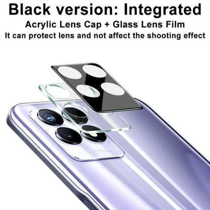 For OPPO Realme 8i imak Integrated Rear Camera Lens Tempered Glass Film with Lens Cap Black Version - For OPPO by imak | Online Shopping UK | buy2fix