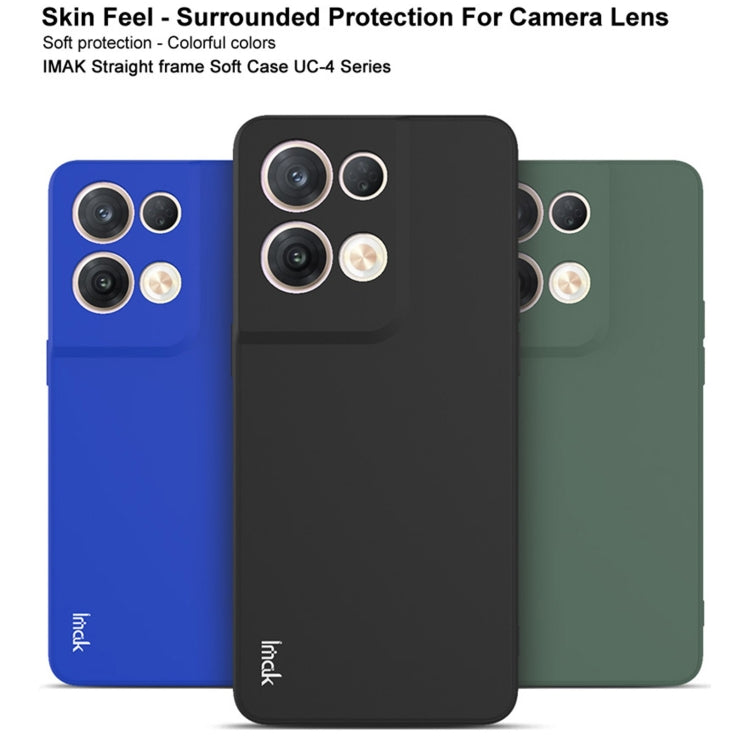 For OPPO Reno8 Pro 5G IMAK UC-4 Series Straight Edge TPU Soft Protective Case(Black) - OPPO Cases by imak | Online Shopping UK | buy2fix