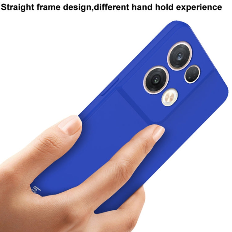 For OPPO Reno8 Pro 5G IMAK UC-4 Series Straight Edge TPU Soft Protective Case(Klein Blue) - OPPO Cases by imak | Online Shopping UK | buy2fix