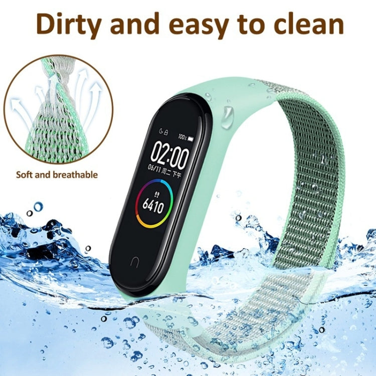 For Xiaomi Mi Band 7 Nylon Weave Watch Band(Blue Sea) - Watch Bands by buy2fix | Online Shopping UK | buy2fix