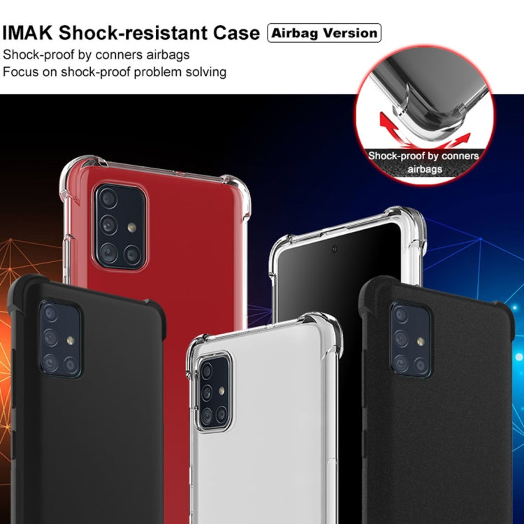 For Galaxy A71 4G International Version IMAK All-inclusive Shockproof Airbag TPU Protective Case, with Screen Protector(Transparent) - Galaxy Phone Cases by imak | Online Shopping UK | buy2fix