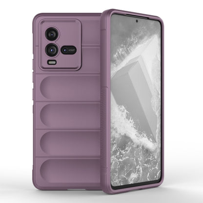 For vivo iQOO 10 5G Magic Shield TPU + Flannel Phone Case(Purple) - vivo Cases by buy2fix | Online Shopping UK | buy2fix