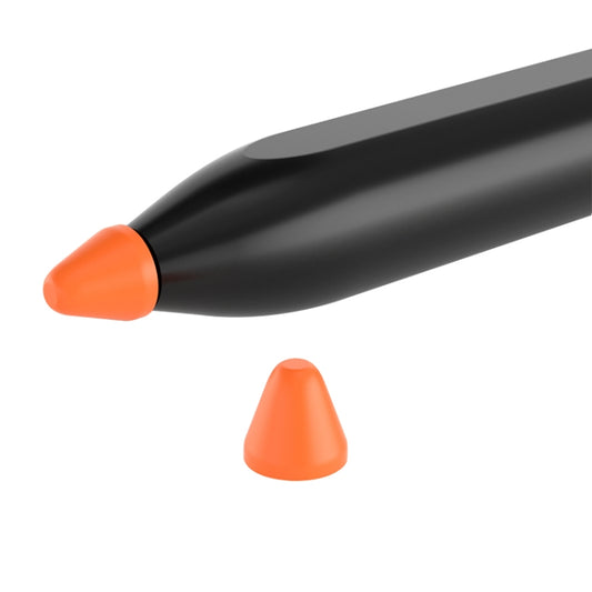 10 in 1 / Set Silicone Nib Cap For Xiaomi Pencil(Orange) - Pencil Accessories by buy2fix | Online Shopping UK | buy2fix