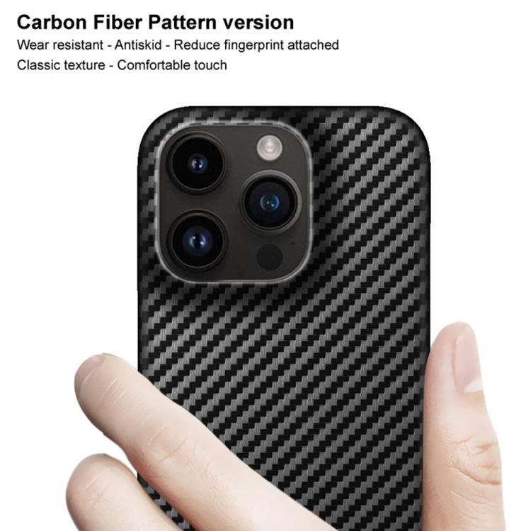 For iPhone 14 Pro IMAK Ruiyi Series Carbon Fiber PU + PC Phone Case - iPhone 14 Pro Cases by imak | Online Shopping UK | buy2fix