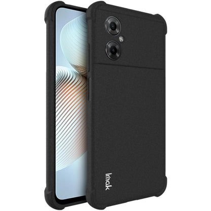 For Xiaomi Poco M4 5G imak All-inclusive Shockproof Airbag TPU Case(Matte Black) - Xiaomi Cases by imak | Online Shopping UK | buy2fix