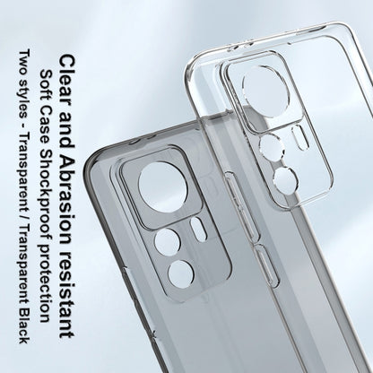 For Xiaomi 12T Pro 5G imak UX-5 Series Transparent Shockproof TPU Phone Case(Transparent) - Xiaomi Cases by imak | Online Shopping UK | buy2fix