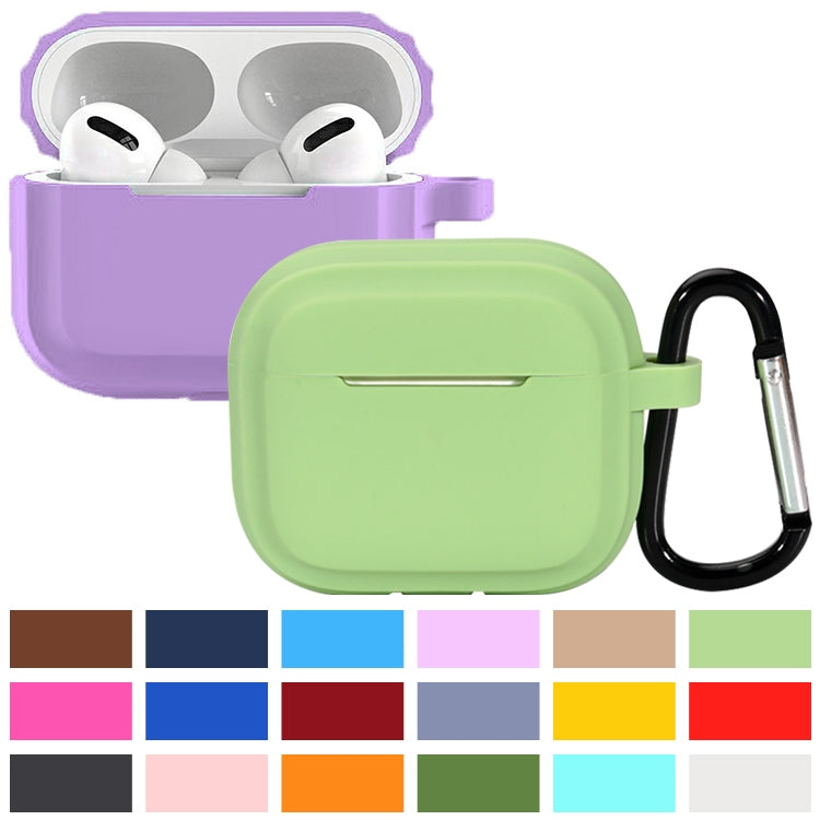 For AirPods Pro 2 Striped Shockproof Earphone Case(Grass Green) - For AirPods Pro 2 by buy2fix | Online Shopping UK | buy2fix