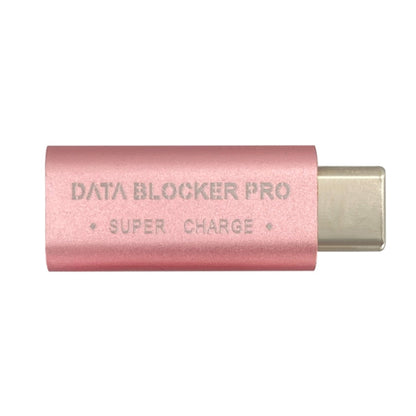 GE07 USB-C / Type-C Data Blocker Fast Charging Connector(Rose Gold) - Converter & Adapter by buy2fix | Online Shopping UK | buy2fix