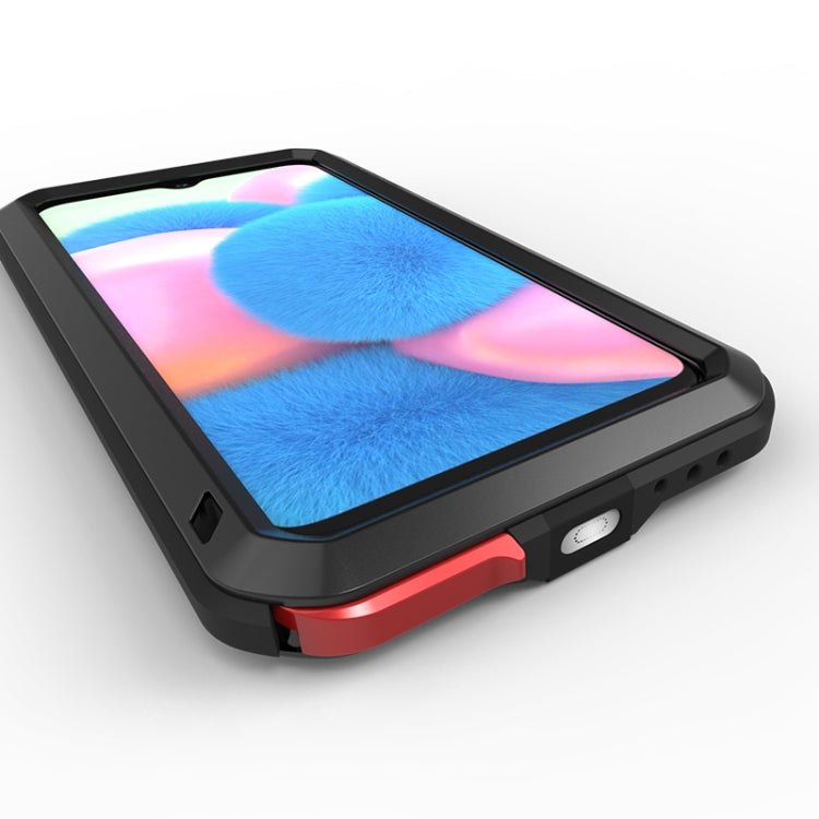 For Galaxy A30s LOVE MEI Metal Shockproof Waterproof Dustproof Protective Case(Black) - Galaxy Phone Cases by LOVE MEI | Online Shopping UK | buy2fix
