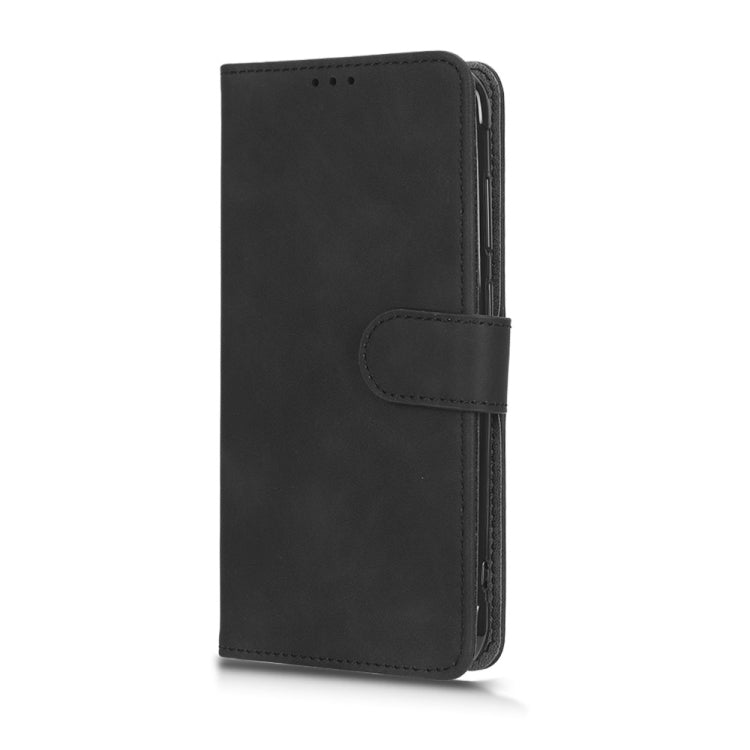 For Blackview BV5200 Skin Feel Magnetic Flip Leather Phone Case(Black) - More Brand by buy2fix | Online Shopping UK | buy2fix