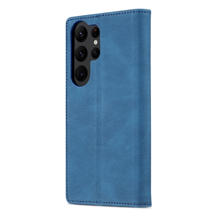 For Samsung Galaxy S23 Ultra 5G AZNS Dream II Skin Feel Flip Leather Phone Case(Blue) - Galaxy S23 Ultra 5G Cases by AZNS | Online Shopping UK | buy2fix