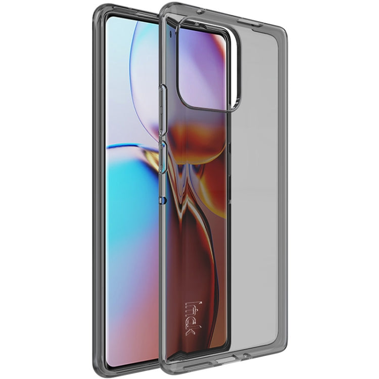 For Motorola Moto X40 5G IMAK UX-5 Series Transparent Shockproof TPU Phone Case(Transparent Black) - Motorola Cases by imak | Online Shopping UK | buy2fix