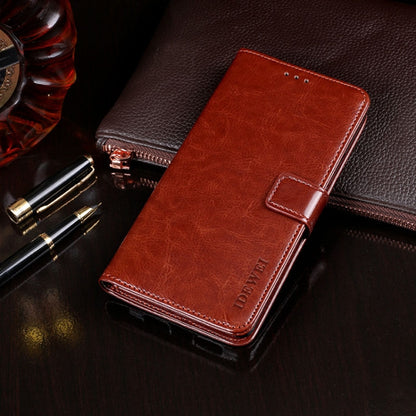 For Blackview A60 idewei Crazy Horse Texture Horizontal Flip Leather Case with Holder & Card Slots & Wallet(Brown) - More Brand by idewei | Online Shopping UK | buy2fix