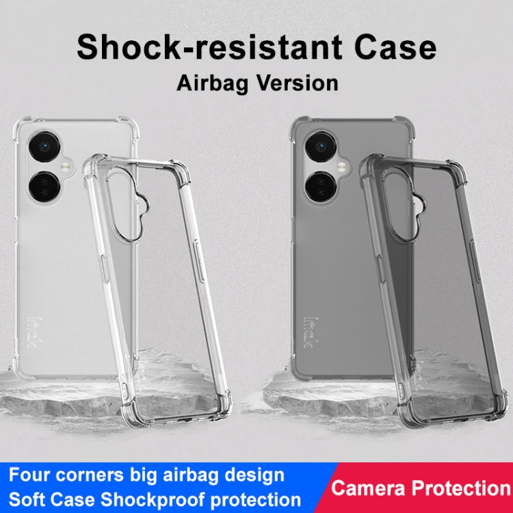 For OnePlus Nord CE 3 5G imak Shockproof Airbag TPU Phone Case(Transparent) - OnePlus Cases by imak | Online Shopping UK | buy2fix