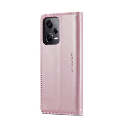 For Xiaomi Redmi Note 12 Pro 5G / Poco X5 Pro CaseMe 003 Crazy Horse Texture Leather Phone Case(Rose Gold) - Xiaomi Cases by CaseMe | Online Shopping UK | buy2fix