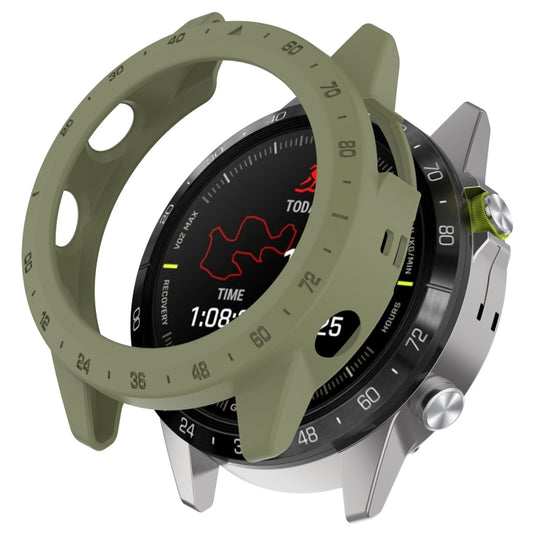 For Garmin MARQ 2 Armor Hollow Watch Protective Case(Jungle Green) - Watch Cases by buy2fix | Online Shopping UK | buy2fix