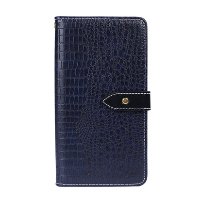 For Blackview A80 Pro idewei Crocodile Texture Horizontal Flip Leather Case with Holder & Card Slots & Wallet(Dark Blue) - More Brand by idewei | Online Shopping UK | buy2fix