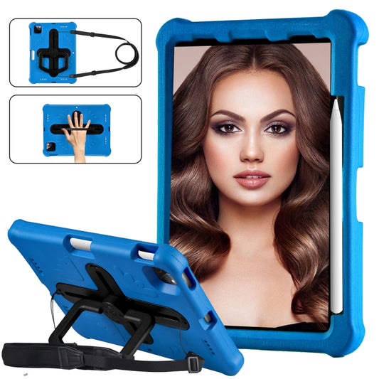 Shield 360 Rotation Handle EVA Shockproof PC Tablet Case For iPad Air 11 2024/Pro 11 2018/2020/2021/Air 4/Air 5 10.9(Blue Black) - iPad Pro 11 (2022/2021) Cases by buy2fix | Online Shopping UK | buy2fix