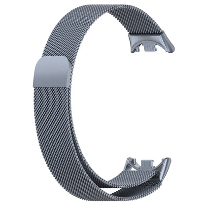 For Xiaomi Mi Band 8 Milanese Metal Watch Band(Space Grey) - Watch Bands by buy2fix | Online Shopping UK | buy2fix