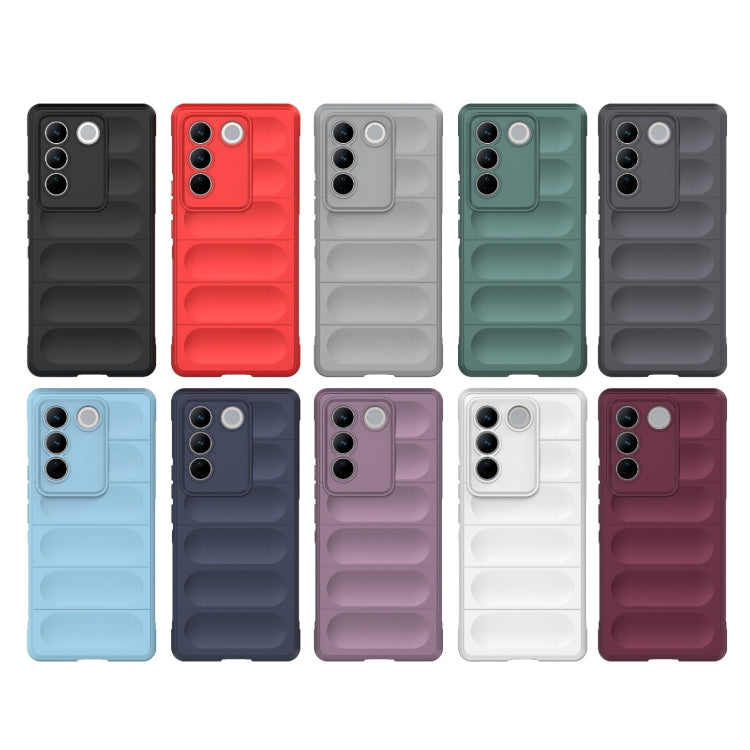 For vivo S16 Pro 5G Magic Shield TPU + Flannel Phone Case(Dark Blue) - vivo Cases by buy2fix | Online Shopping UK | buy2fix