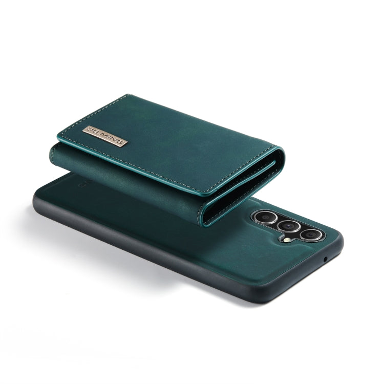 For Samsung Galaxy A34 5G DG.MING M1 Series 3-Fold Multi Card Wallet + Magnetic Phone Case(Green) - Galaxy Phone Cases by DG.MING | Online Shopping UK | buy2fix