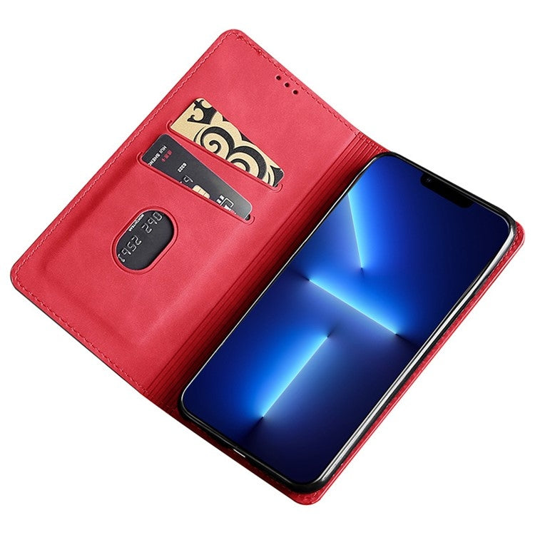 For Xiaomi 14 Skin Feel Magnetic Leather Phone Case(Red) - 14 Cases by buy2fix | Online Shopping UK | buy2fix