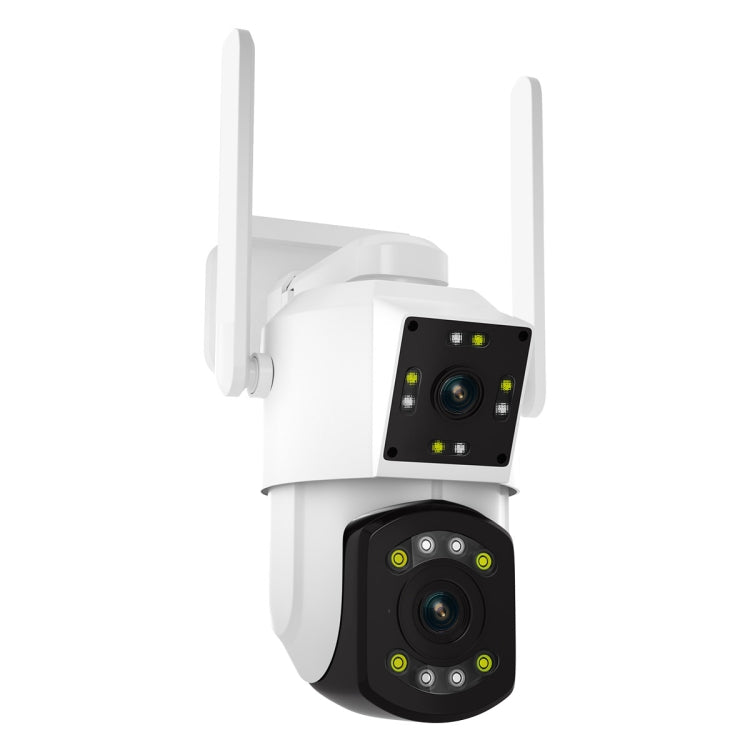 ESCAM PT210 2x3MP Dual Lens Dual Screen Monitor WiFi Camera Support Two-way Voice & Motion Detection & Cloud Storage(EU Plug) - Wireless Camera by ESCAM | Online Shopping UK | buy2fix