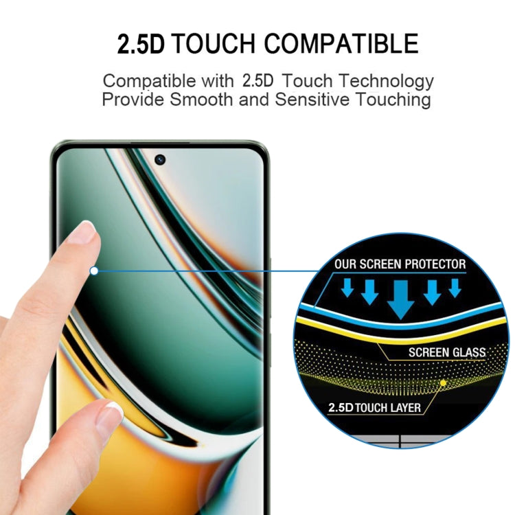 For Realme 11 Pro 3D Curved Edge Full Screen Tempered Glass Film - Realme Tempered Glass by buy2fix | Online Shopping UK | buy2fix