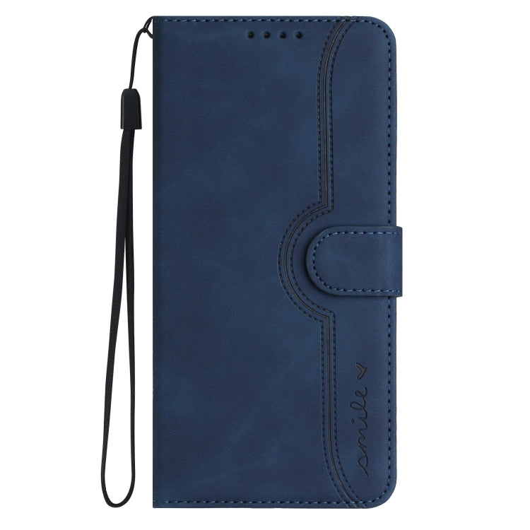 For Xiaomi 14 Heart Pattern Skin Feel Leather Phone Case(Royal Blue) - 14 Cases by buy2fix | Online Shopping UK | buy2fix