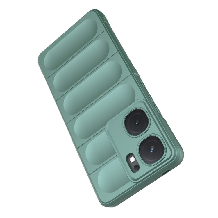 For vivo iQOO Neo9 Magic Shield TPU + Flannel Phone Case(Black) - iQOO Neo9 Cases by buy2fix | Online Shopping UK | buy2fix