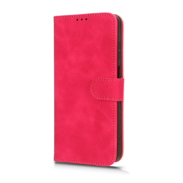 For Blackview A53 Pro Skin Feel Magnetic Flip Leather Phone Case(Rose Red) - More Brand by buy2fix | Online Shopping UK | buy2fix