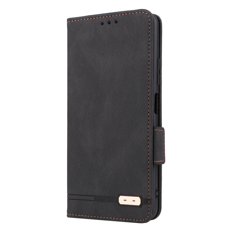 For Xiaomi Redmi Note 12 4G Magnetic Clasp Leather Phone Case(Black) - Xiaomi Cases by buy2fix | Online Shopping UK | buy2fix