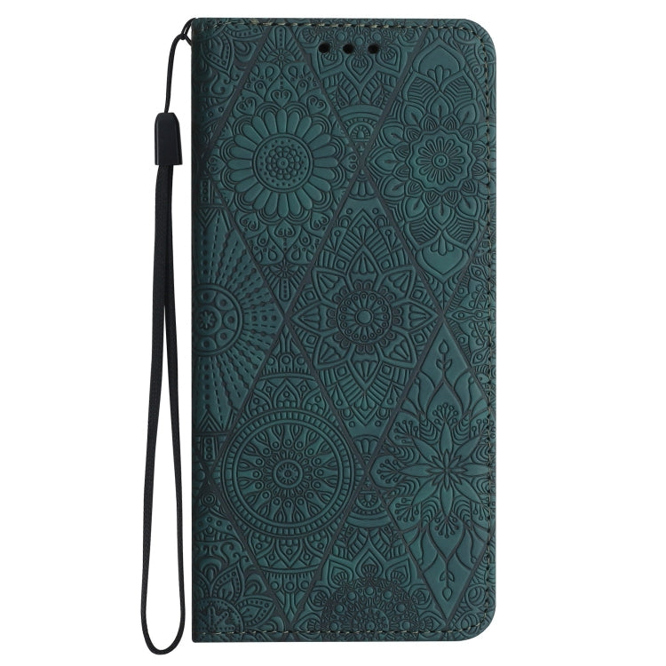 For Redmi Note 12 5G Global Ethnic Embossed Adsorption Leather Phone Case(Blue) - Xiaomi Cases by buy2fix | Online Shopping UK | buy2fix