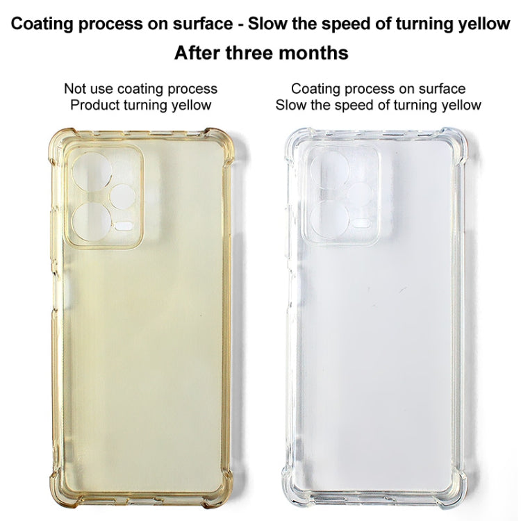 For Xiaomi Redmi Turbo 3 5G imak Shockproof Airbag TPU Phone Case(Transparent) - Xiaomi Cases by imak | Online Shopping UK | buy2fix