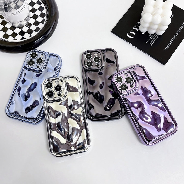 For iPhone 16 Pro Electroplating Meteorite Texture TPU Phone Case(Black) - iPhone 16 Pro Cases by buy2fix | Online Shopping UK | buy2fix