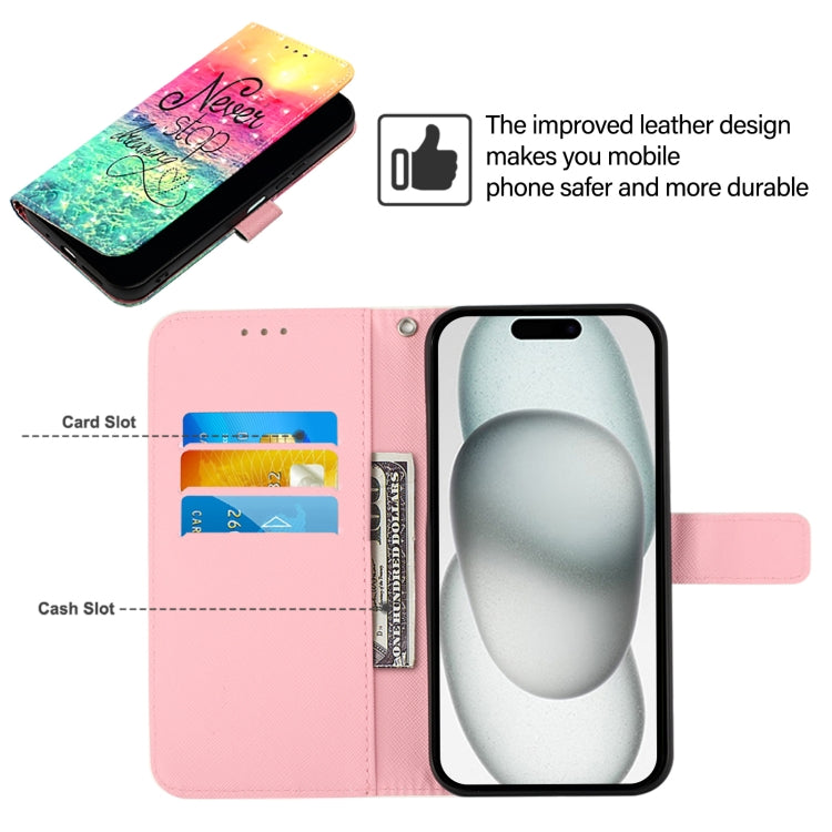 For iPhone SE 2024 3D Painting Horizontal Flip Leather Phone Case(Chasing Dreams) - More iPhone Cases by buy2fix | Online Shopping UK | buy2fix