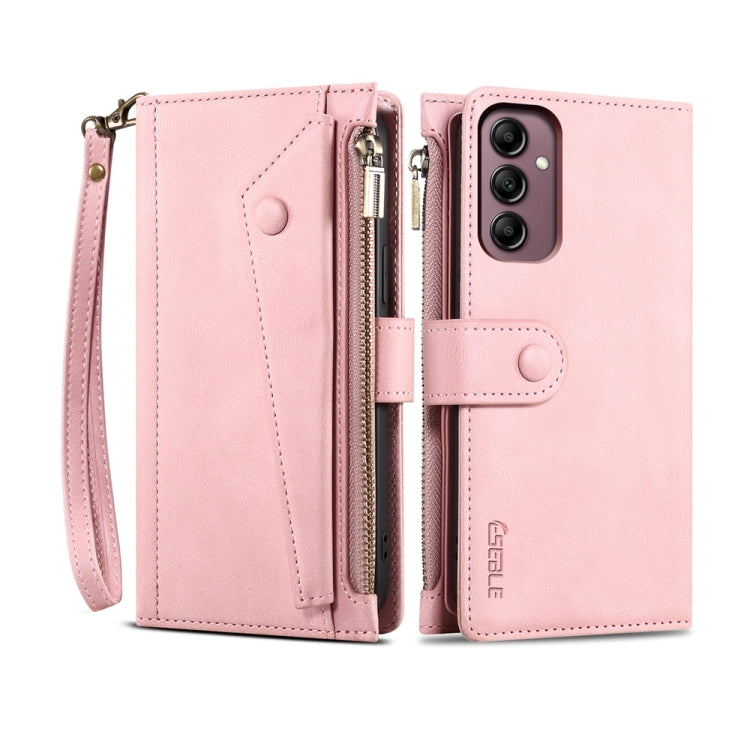 For Samsung Galaxy S23 FE 5G ESEBLE Retro Frosted RFID Flip Leather Phone Case(Rose Gold) - Galaxy S23 FE 5G Cases by ESEBLE | Online Shopping UK | buy2fix