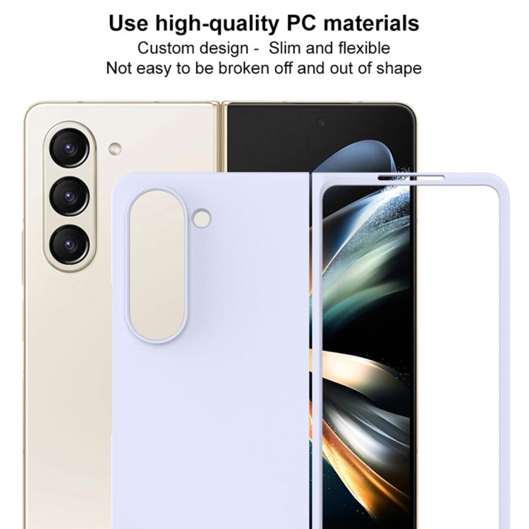 For Samsung Galaxy Galaxy Z Fold5 IMAK JS-2 Series Colorful PC Case(White) - Galaxy Z Fold5 Cases by imak | Online Shopping UK | buy2fix