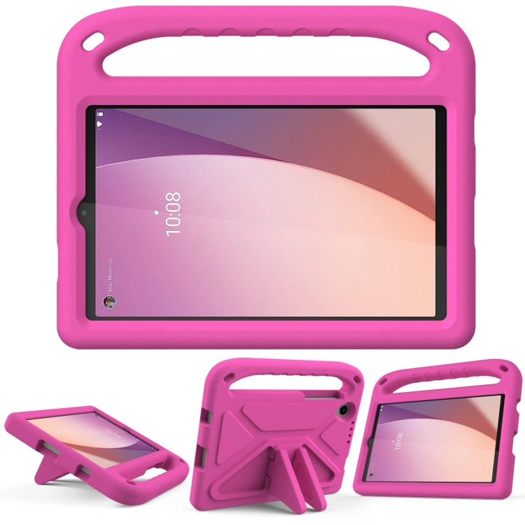 For Lenovo Tab M8 4th / 3th / 2th Gen Handle Portable EVA Shockproof Tablet Case(Rose Red) - Lenovo by buy2fix | Online Shopping UK | buy2fix