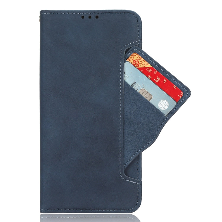 For Ulefone Note 16 Pro Skin Feel Calf Texture Card Slots Leather Phone Case(Blue) - Ulefone Cases by buy2fix | Online Shopping UK | buy2fix