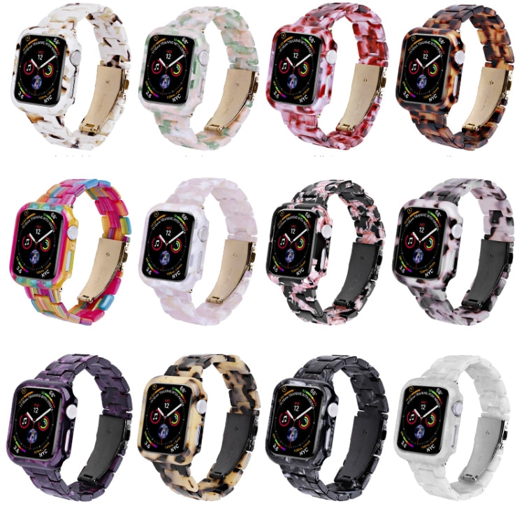 For Apple Watch Ultra 2 / Ultra 49mm Printed Resin PC Watch Band Case Kit(Purple) - Watch Cases by buy2fix | Online Shopping UK | buy2fix