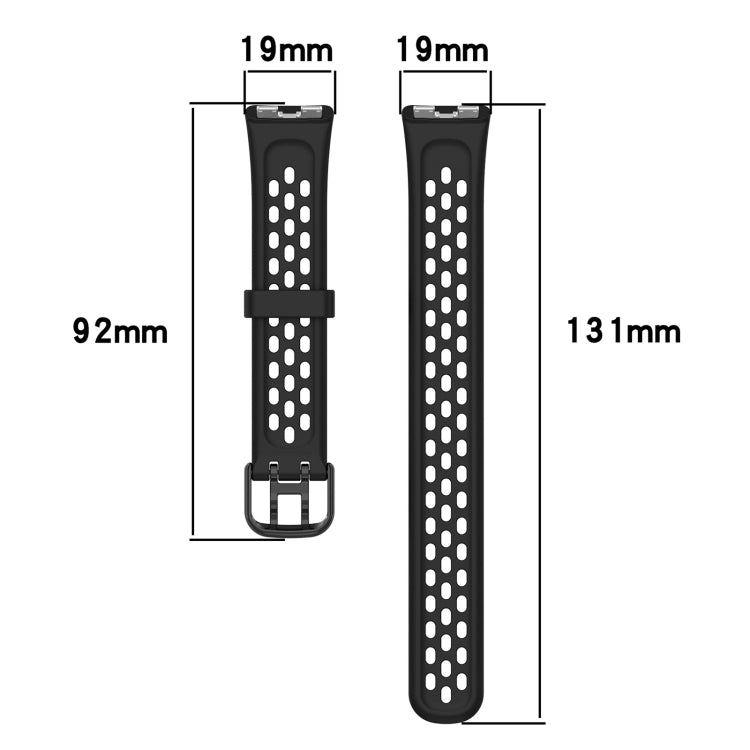 For Huawei Band 8 Solid Color Breathable Silicone Watch Band(Grey) - Watch Bands by buy2fix | Online Shopping UK | buy2fix