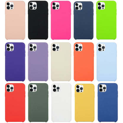 For iPhone 16 Pro Solid Silicone Phone Case(White) - iPhone 16 Pro Cases by buy2fix | Online Shopping UK | buy2fix